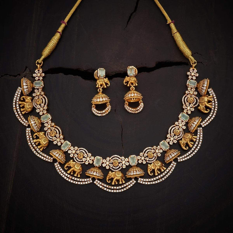 Simple Gold Necklace Designs | Gold Jewellery | Auree Jewellery